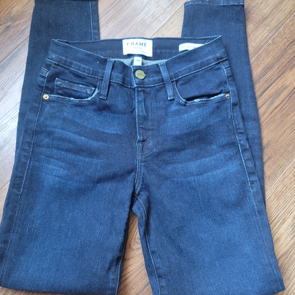 Frame Denim Denim - Frame Black Skinny Jeans